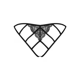 Трусики Obsessive Miamor otwarte (Черный, L/XL) - 6