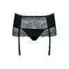 Пояс со стрингами Obsessive Miamor (Черный, S/M)