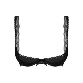 Бюстгальтер открытый Obsessive Miamor (Черный, L/XL) - 3