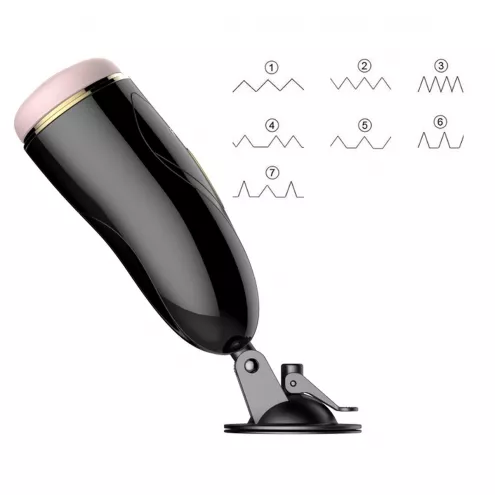 Мастурбатор вагина Vibrating Masturbation Cup USB 7 + Interactive Function / Talk Mode