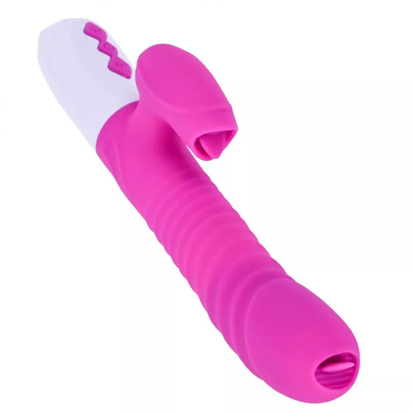 Силіконовий вібратор Вібратор USB 7 Function and Thrusting Function / Heating