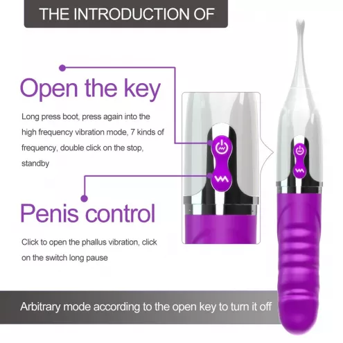 Вибростимулятор Stimulator clitoris, USB Magnetic charging, 7 Frequency