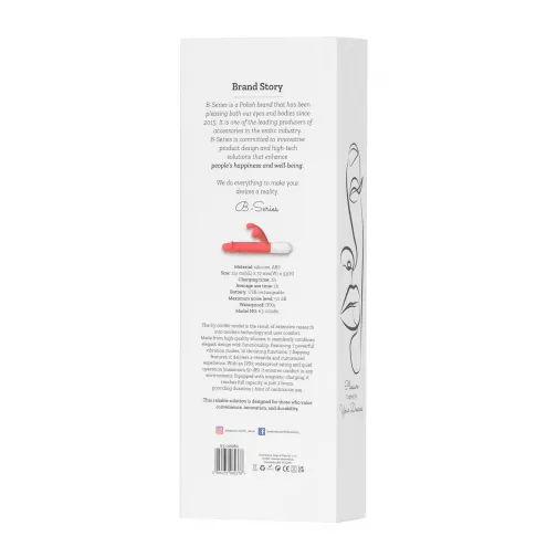 Вибратор B-Series Silicone Vibrator, силиконовый, 10 thrusting and7 Flapping