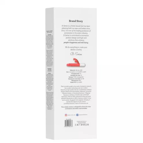 Вибратор B-Series Silicone Vibrator, силиконовый, 10 thrusting and7 Flapping