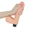 Реалистичный вибратор - Real Softee Vibrator With Balls 8