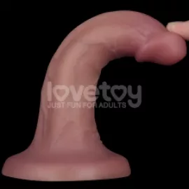 Реалистичный вибратор - Vibrating Dual Density Power Cock 6 - 3
