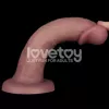 Реалистичный вибратор - Vibrating Dual Density Power Cock 8