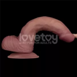 Реалистичный вибратор - Vibrating Dual Density Power Cock 9 - 3