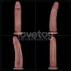 Реалистичный вибратор - Vibrating Dual Density Power Cock 10.5