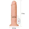 Реалістичний вібратор - King-Sized Realistic Long Vibrating Dildo 11 Flesh