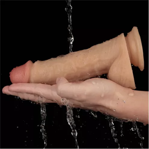 Реалистичный вибратор - Vibrating Power Basics Cock 8