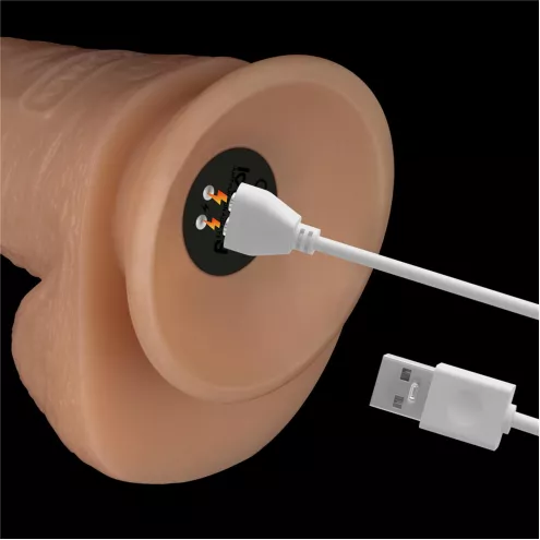 Реалистичный вибратор - Vibrating Power Basics Cock 8