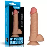 Реалистичный вибратор - Vibrating Power Basics Cock 8