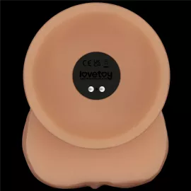 Реалистичный вибратор - Vibrating Power Basics Cock 8.5 - 9