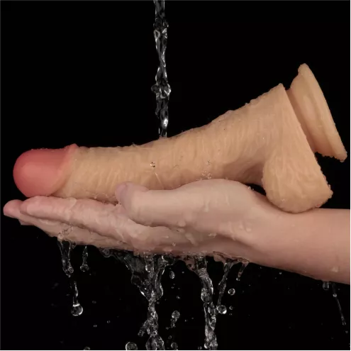 Реалистичный вибратор - Vibrating Power Basics Cock 8.5