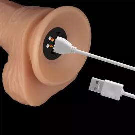 Реалистичный вибратор - Vibrating Power Basics Cock 8.5 - 11
