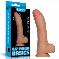 Реалистичный вибратор - Vibrating Power Basics Cock 8.5