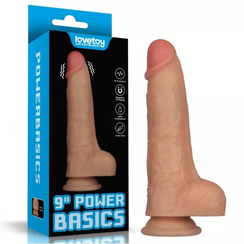 Реалистичный вибратор - Vibrating Power Basics Cock 9