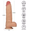 Реалистичный вибратор - Vibrating Power Basics Cock 9.5
