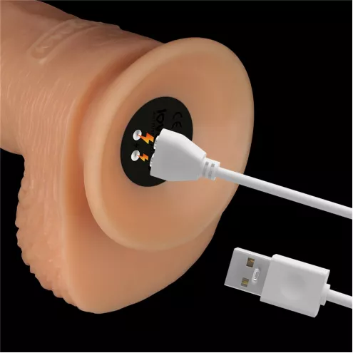 Реалистичный вибратор - Vibrating Power Basics Cock 9.5