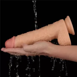 Реалистичный вибратор - Vibrating Power Basics Cock 9.5 - 4