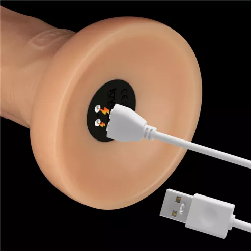 Реалистичный вибратор - Vibrating Power Basics Cock 10