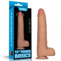 Реалистичный вибратор - Vibrating Power Basics Cock 11