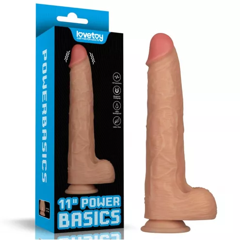 Реалистичный вибратор - Vibrating Power Basics Cock 11