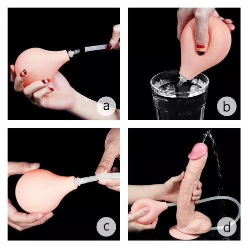 Фалоімітатор - Squirt Extreme Dildo 11 Flesh