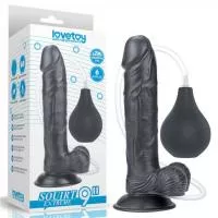 Фалоімітатор - Squirt Extreme Dildo 9 Black