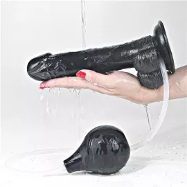 Фалоімітатор - Squirt Extreme Dildo 9 Black - 4