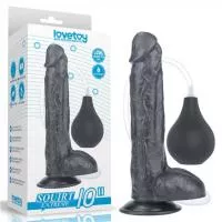 Фалоімітатор - Squirt Extreme Dildo 10 Black