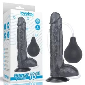 Фалоімітатор - Squirt Extreme Dildo 10 Black - 1