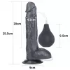 Фалоімітатор - Squirt Extreme Dildo 10 Black