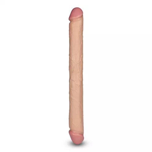 Двосторонній фалоімітатор - King-Sized Realistic Slim Ultra Double Dildo 17