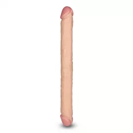 Двосторонній фалоімітатор - King-Sized Realistic Slim Ultra Double Dildo 17 - 2