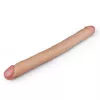 Двосторонній фалоімітатор - King-Sized Realistic Slim Ultra Double Dildo 17