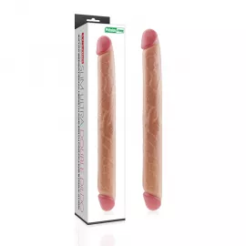 Двосторонній фалоімітатор - King-Sized Realistic Slim Ultra Double Dildo 17 - 1