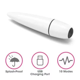 Вибропуля - IJOY Rechargeable Power Play White - 2