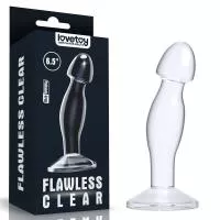 Анальная пробка - Flawless Clear Prostate Plug 6.5 Clear