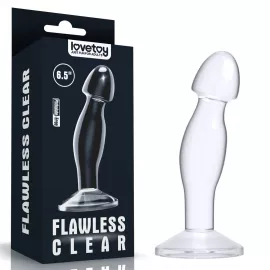 Анальная пробка - Flawless Clear Prostate Plug 6.5 Clear - 1