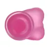 Фаллоимитатор с мошонкой - Jelly Studs Crystal Dildo Medium 7 Pink