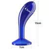 Анальная пробка - Flawless Clear Prostate Plug 6 Blue