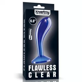 Анальная пробка - Flawless Clear Prostate Plug 6 Blue - 1