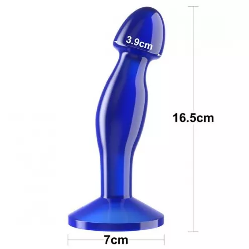 Анальная пробка - Flawless Clear Prostate Plug 6.5 Blue