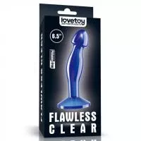 Анальная пробка - Flawless Clear Prostate Plug 6.5 Blue