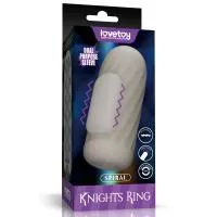Мастурбатор - Knights Ring Vibrating Dual Purpose Sleeve-Spiral