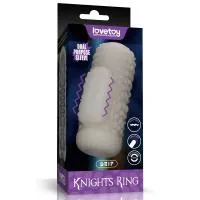 Мастурбатор - Knights Ring Vibrating Dual Purpose Sleeve-Drip