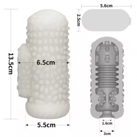 Мастурбатор - Knights Ring Vibrating Dual Purpose Sleeve-Drip - 3