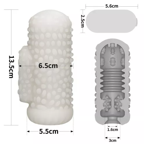 Мастурбатор - Knights Ring Vibrating Dual Purpose Sleeve-Drip